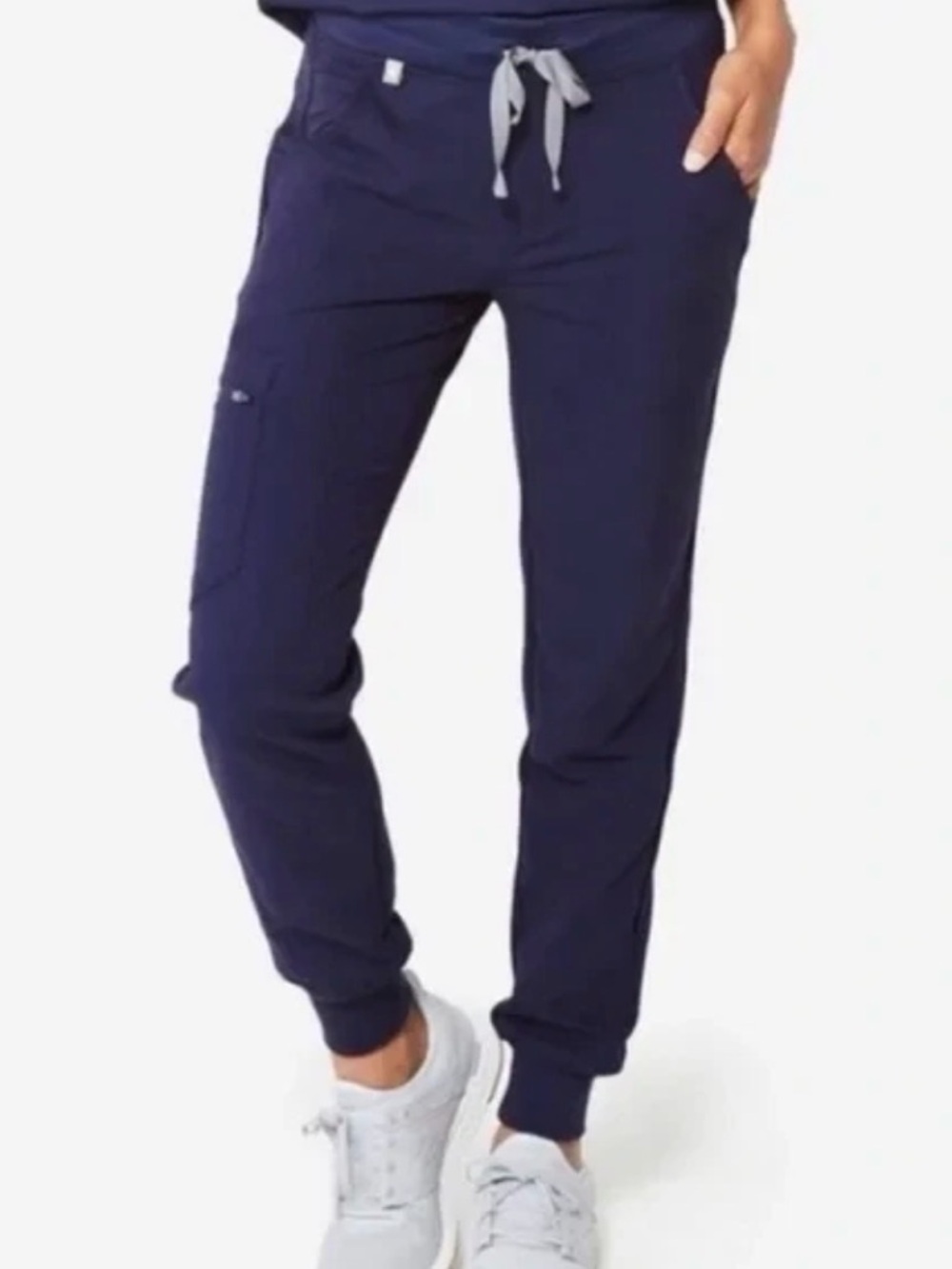 FIGS Zamora Jogger Scrub Pants Womens Navy Blue